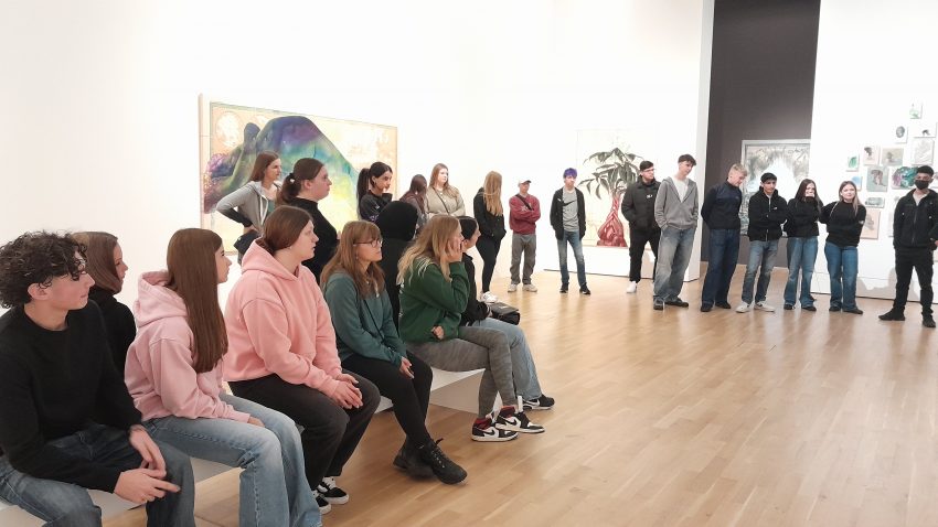 Staunen in der Ausstellung